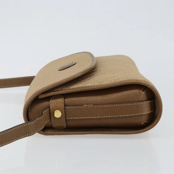 GUCCI Shoulder Bag Canvas Beige Gold 001 113 0712 Auth BA6105 - Picture 5 of 15